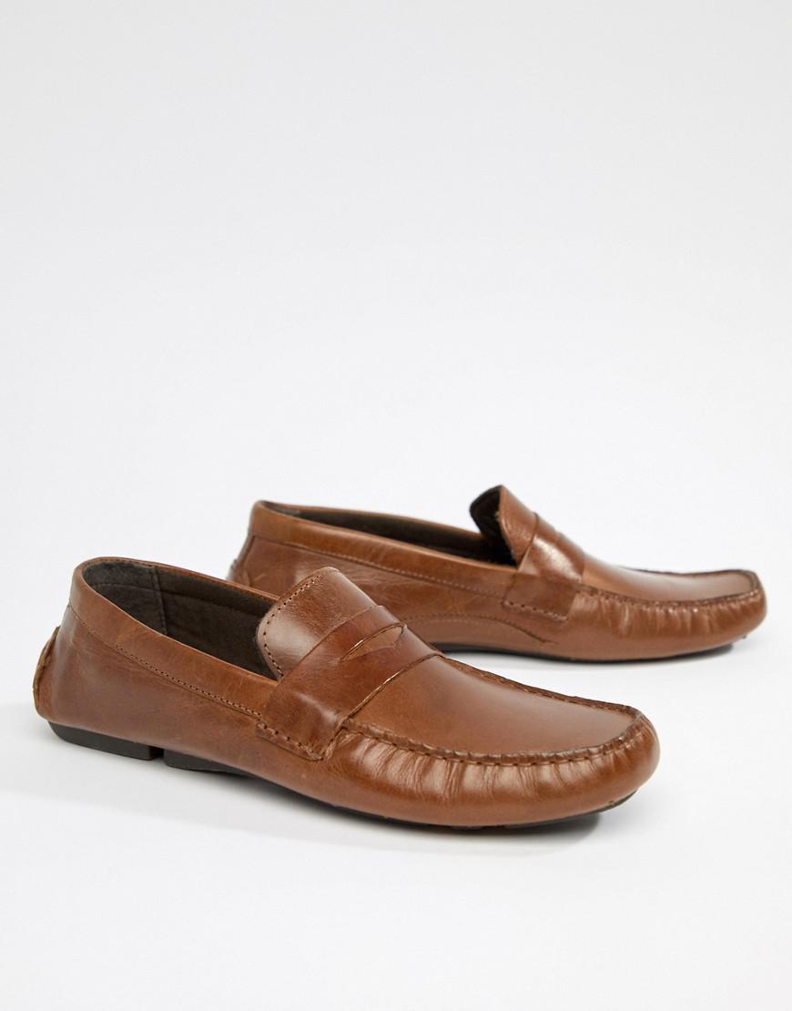 red tape slip on formal shoes