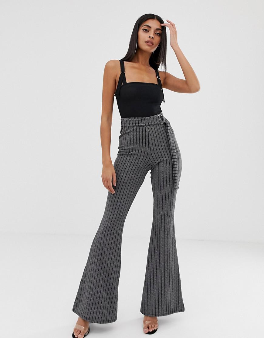 PrettyLittleThing Synthetic Belted 