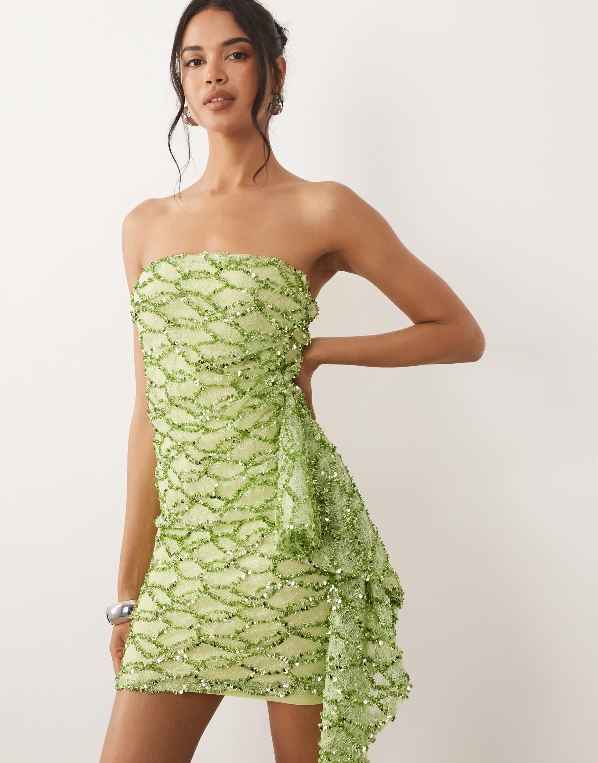 mint green bandage dress Bea Bandage Dress