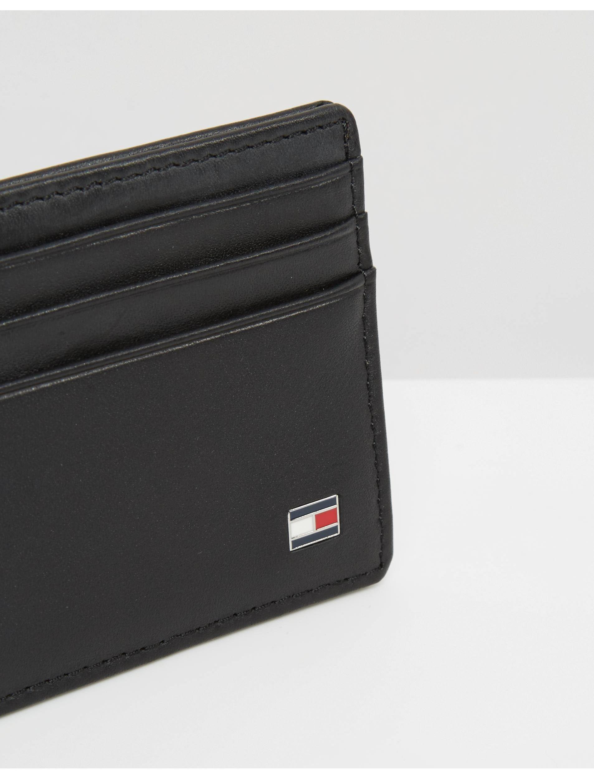 Tommy Hilfiger Eton Leather Cardholder in Black for Men | Lyst
