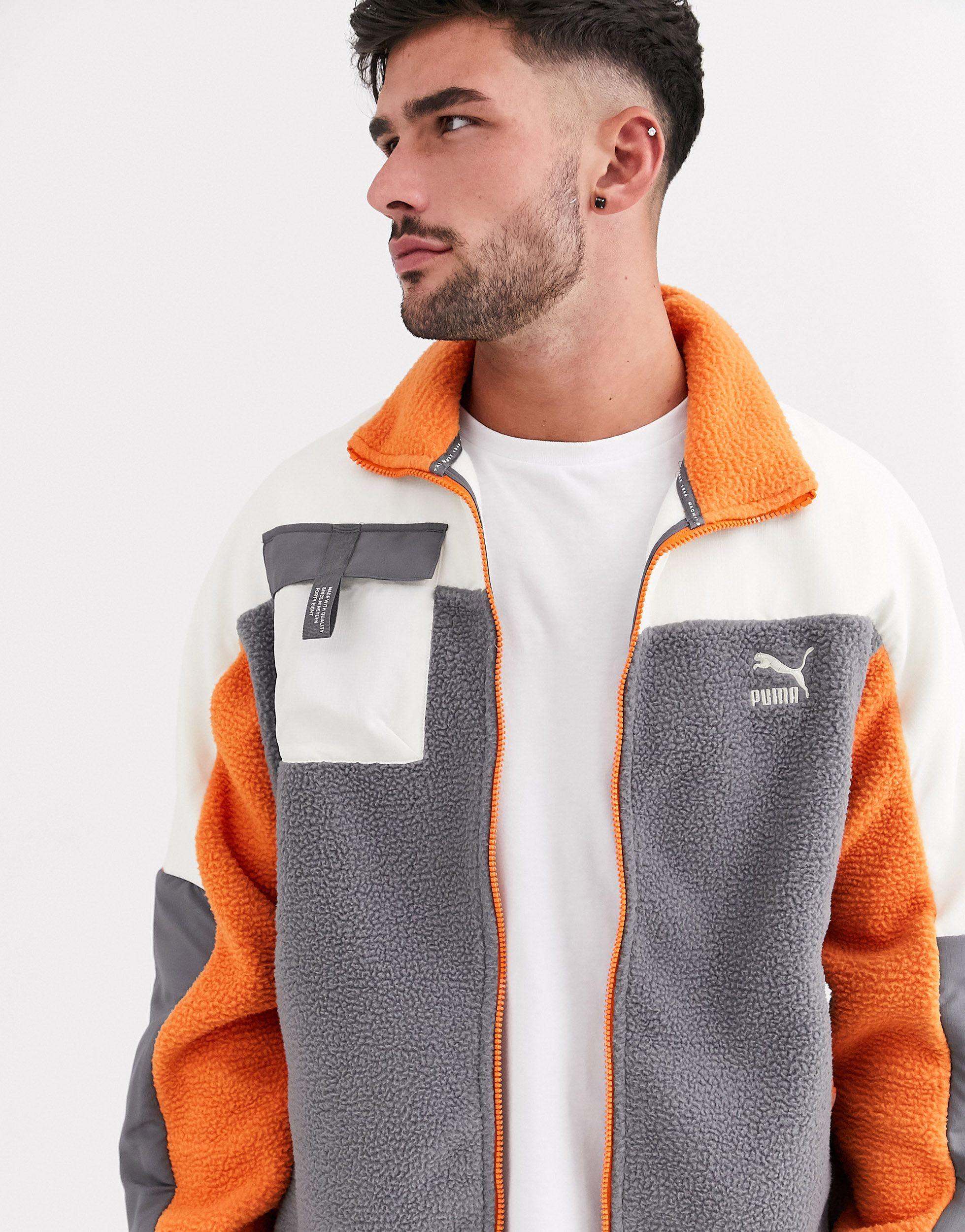 PUMA Xtg Fleece Jacket in Grey (Grey) for Men | Lyst Australia