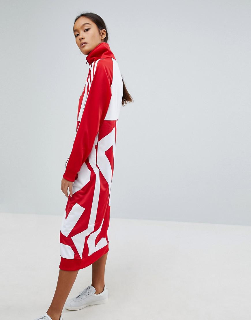 adidas Originals Originals Bold Age Graphic Print Sweatshirt adidas Originals Bold Age Hoodie Sweatshirt Midi Dress
