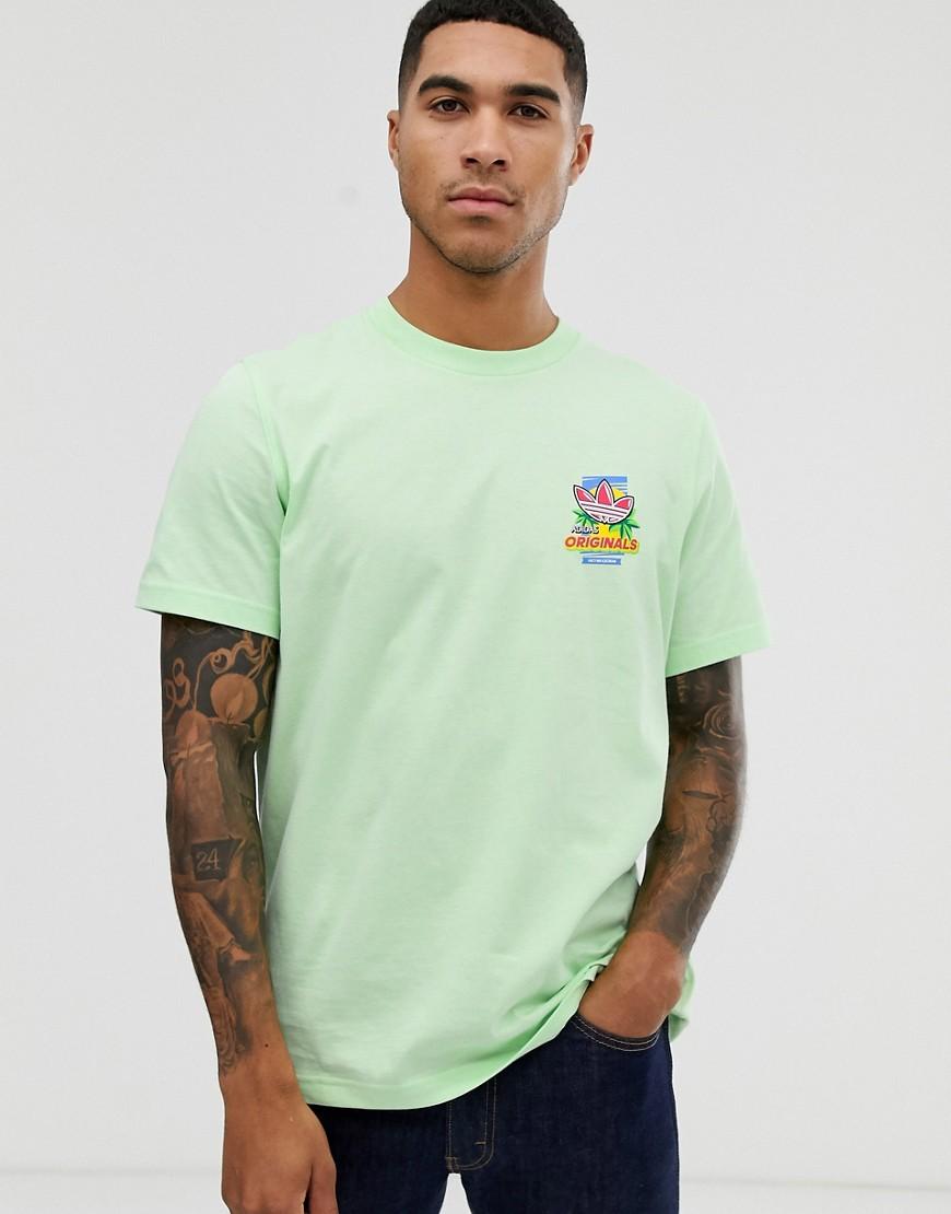 Camiseta con estampado de helado en la parte posterior en verde Bodega  adidas Originals de hombre de color Verde | Lyst