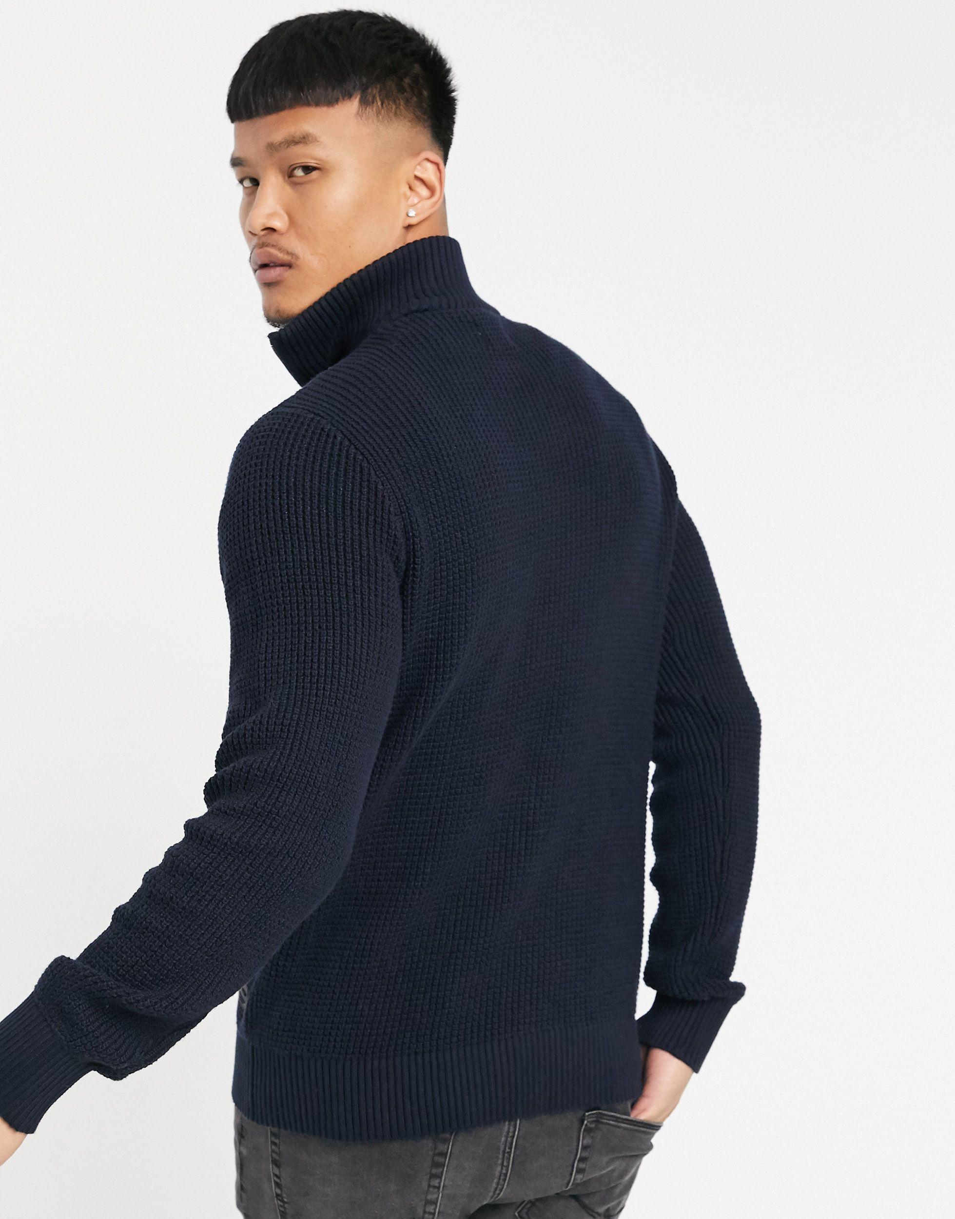 half zip jack and jones