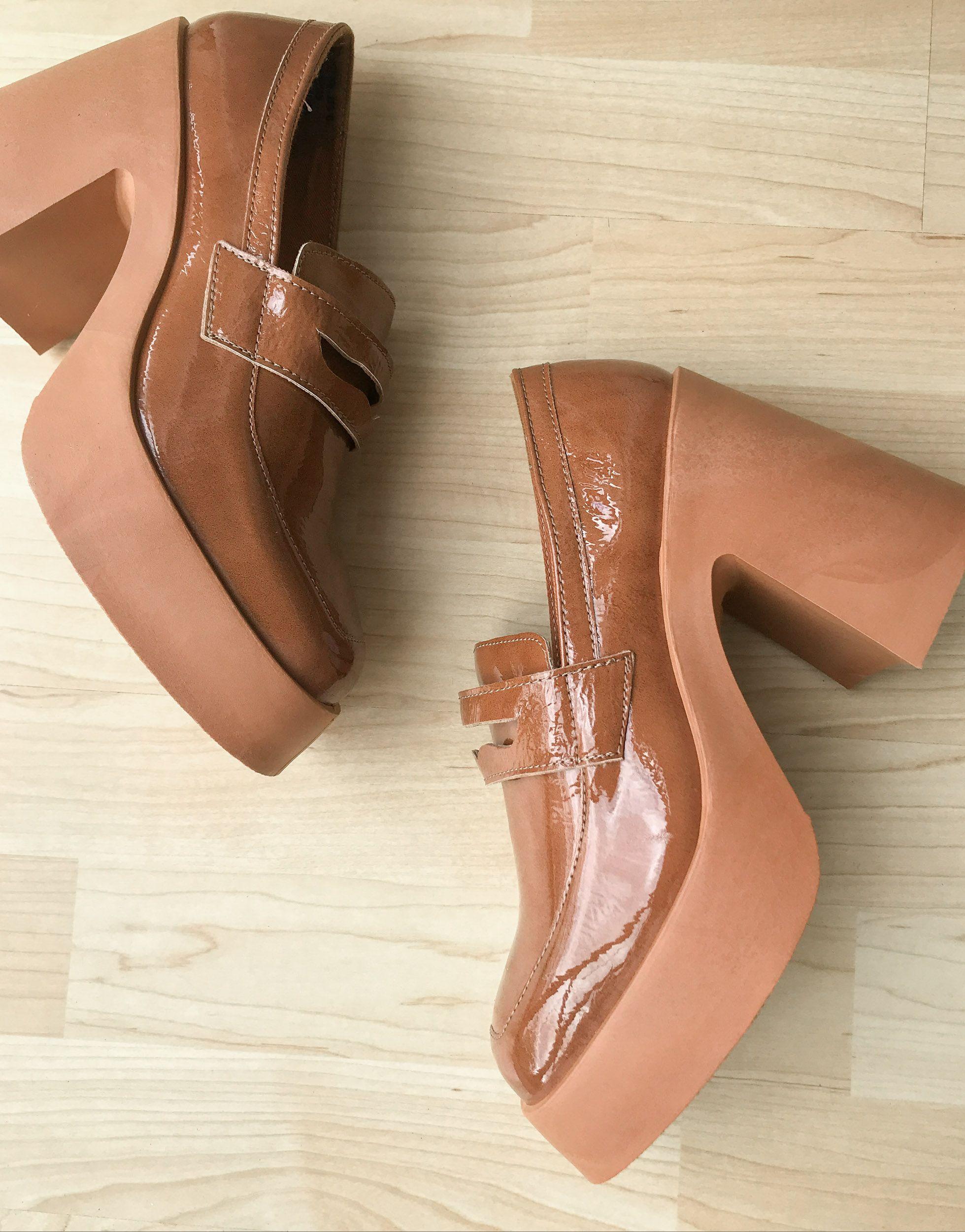 ASOS Profile Chunky High Heeled Loafer 