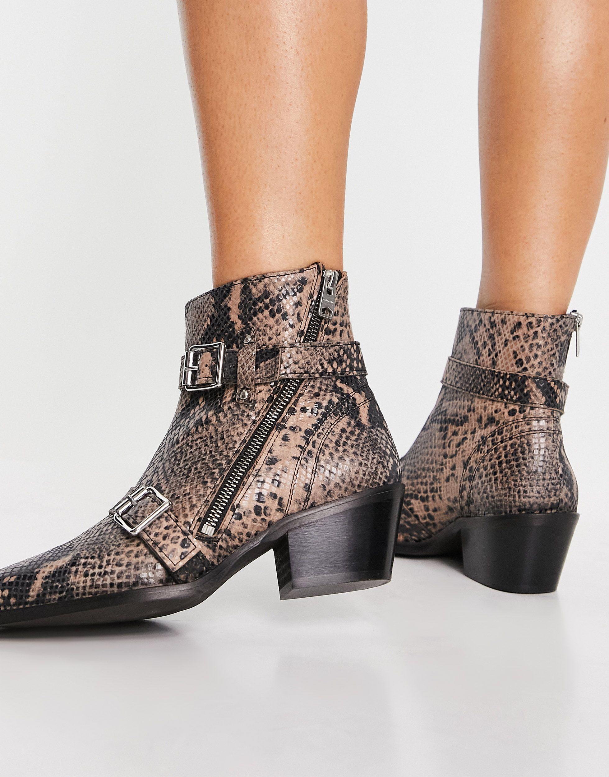 western snakeskin boots