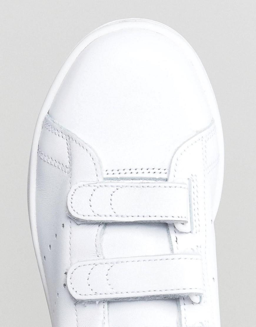 adidas Originals White Velcro Stan Smith Trainers Lyst