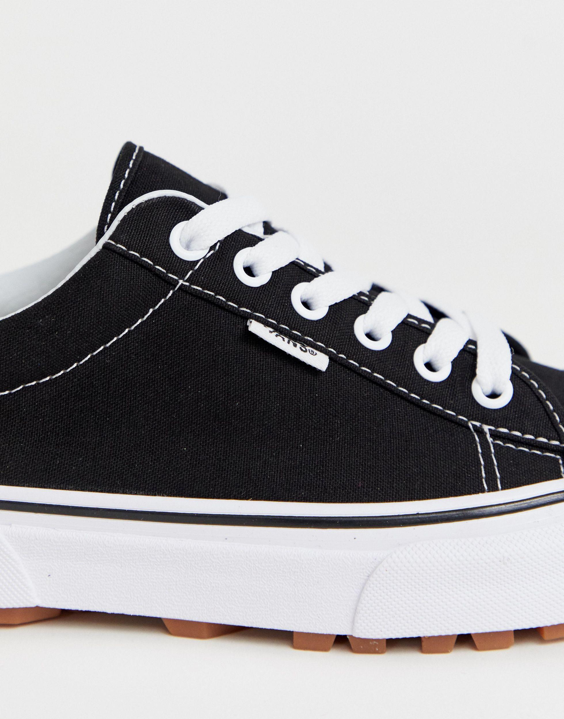 Vans Canvas Style 29 - E Sneakers Met Dikke Zool in het Zwart - Lyst