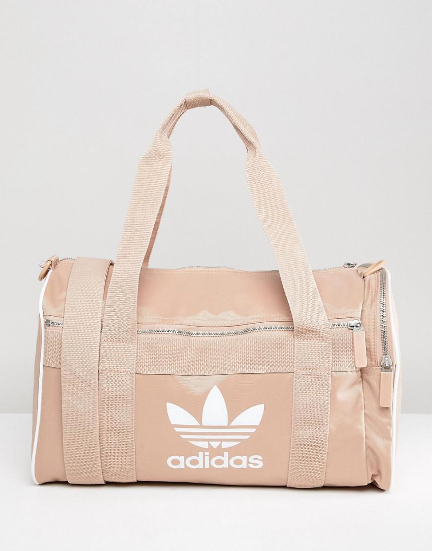 adidas Originals Travel Bag With Trefoil Logo in Pink - Lyst