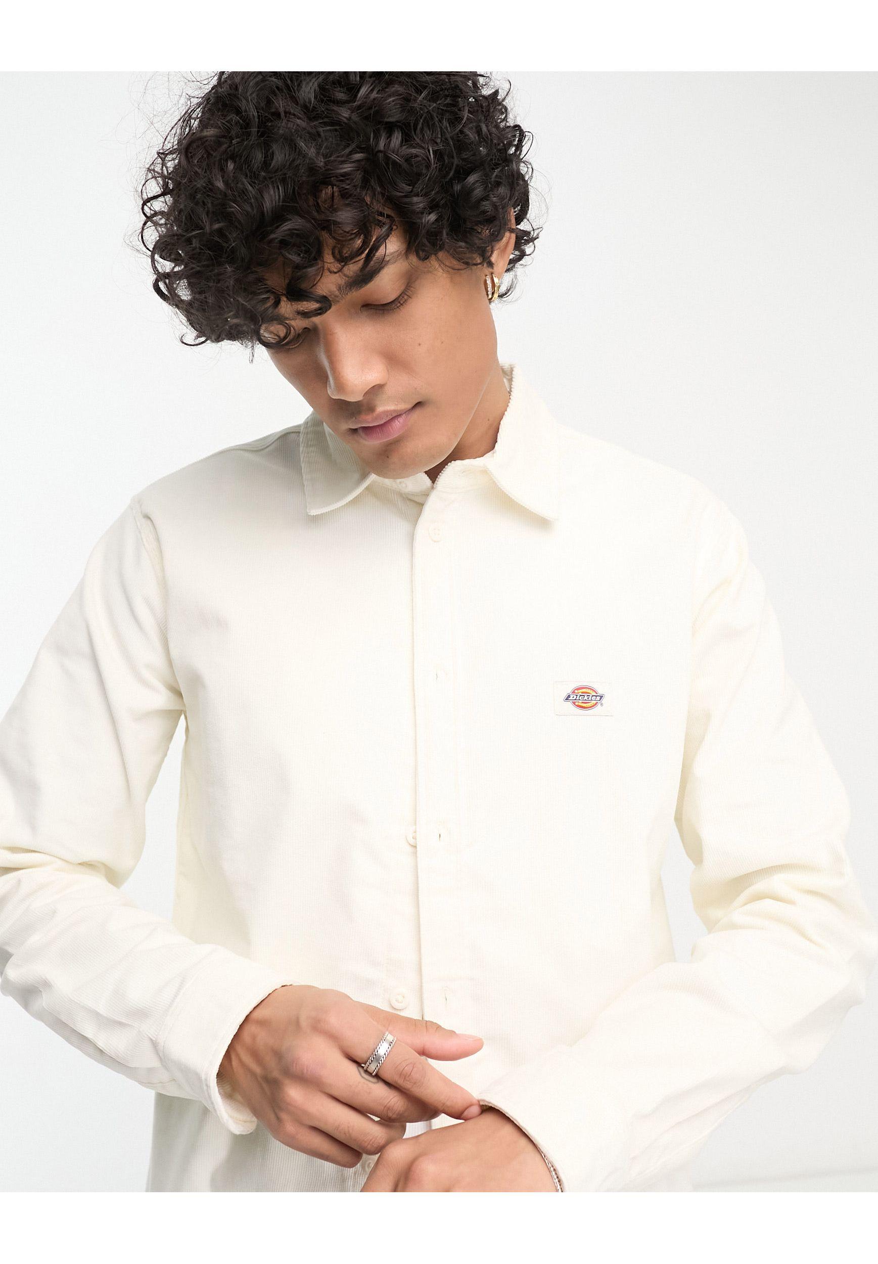 Dickies Wilsonville Cord Shirt in White for Men | Lyst Canada