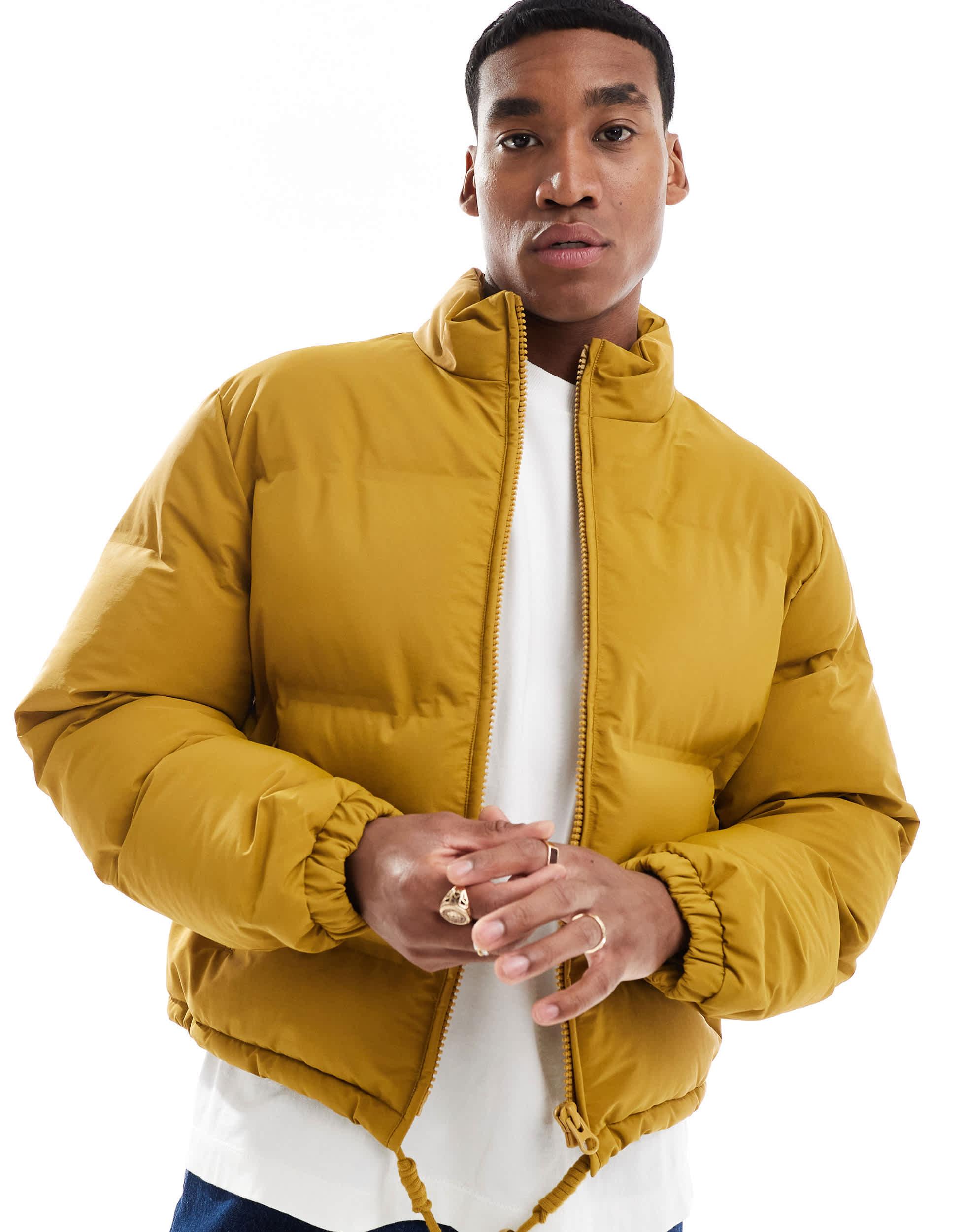 Doudoune courte jaune hotsell