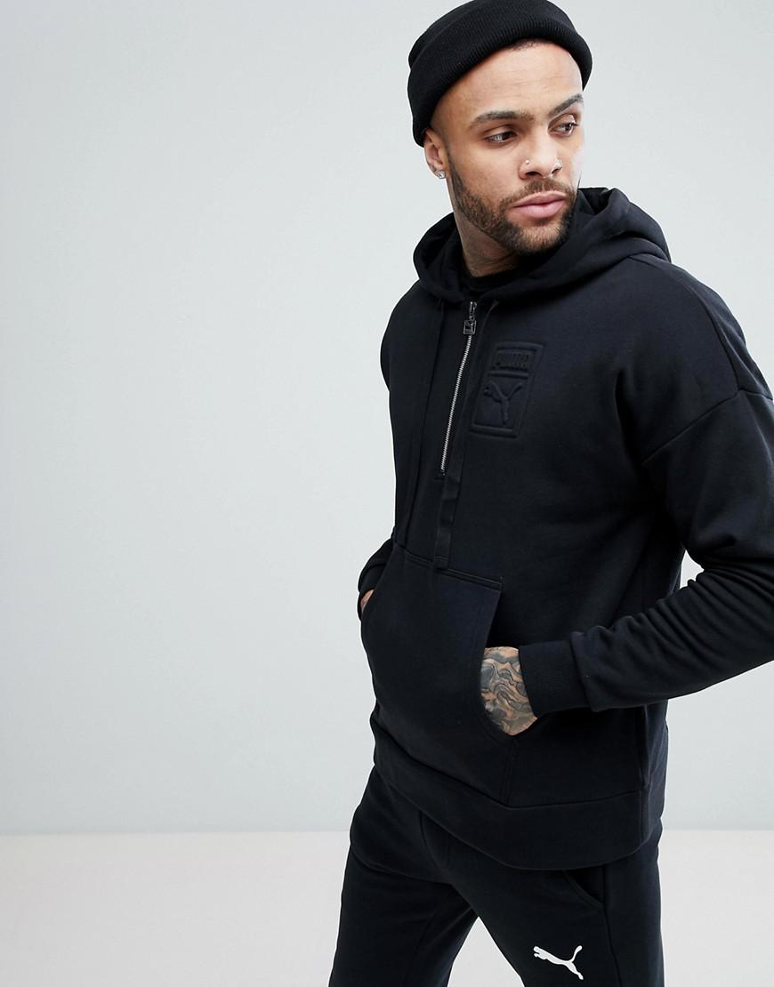 puma half zip hoodie