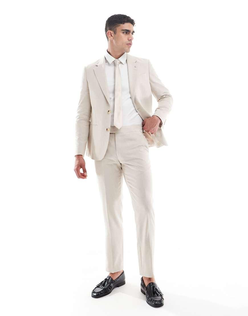 Slim Fit River Island White Tux Dress River Island Slim Fit Tuxedo