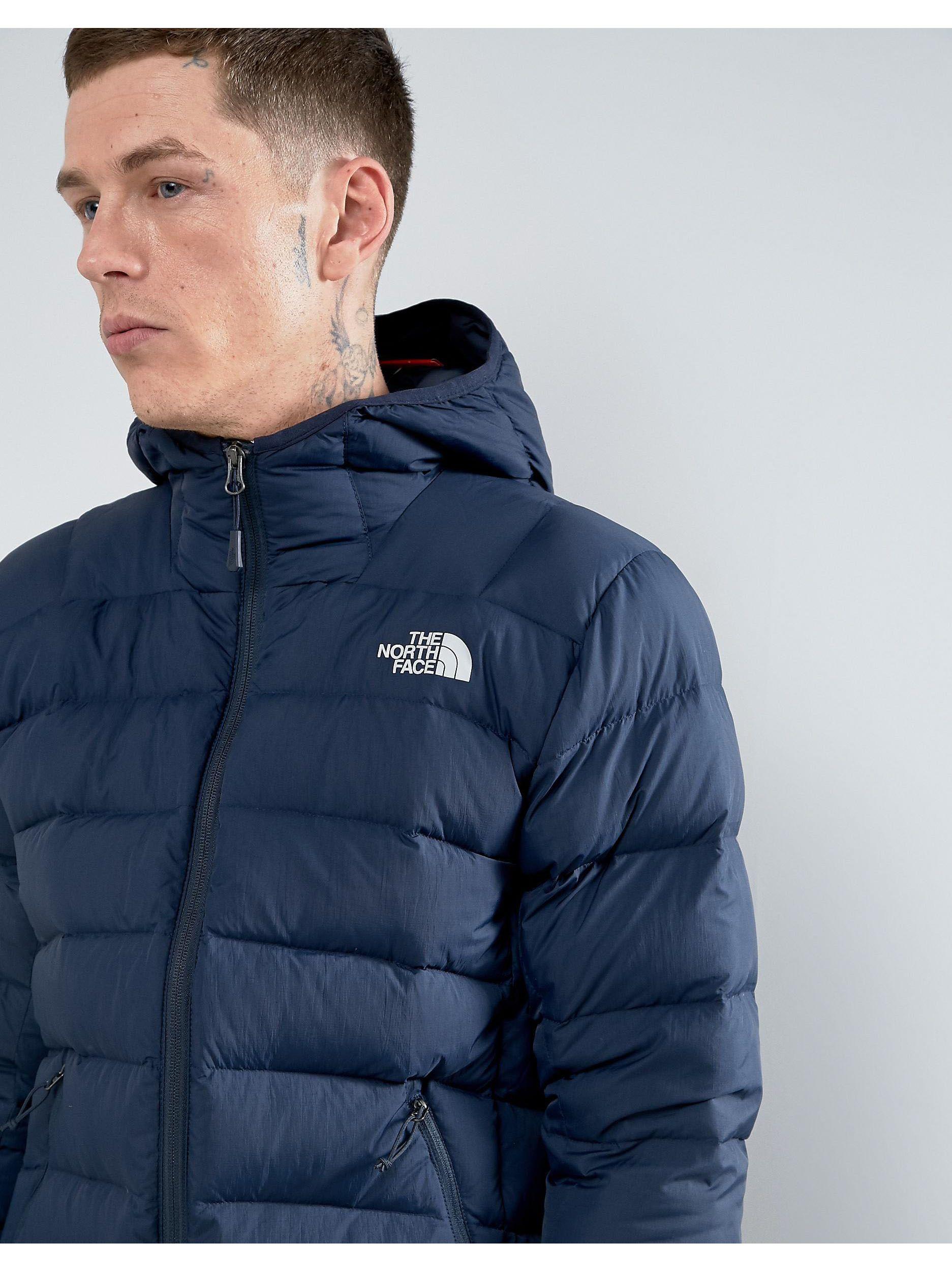 The North Face La Paz Down Hooded Jacket In Navy in Blue for Men | Lyst  Australia