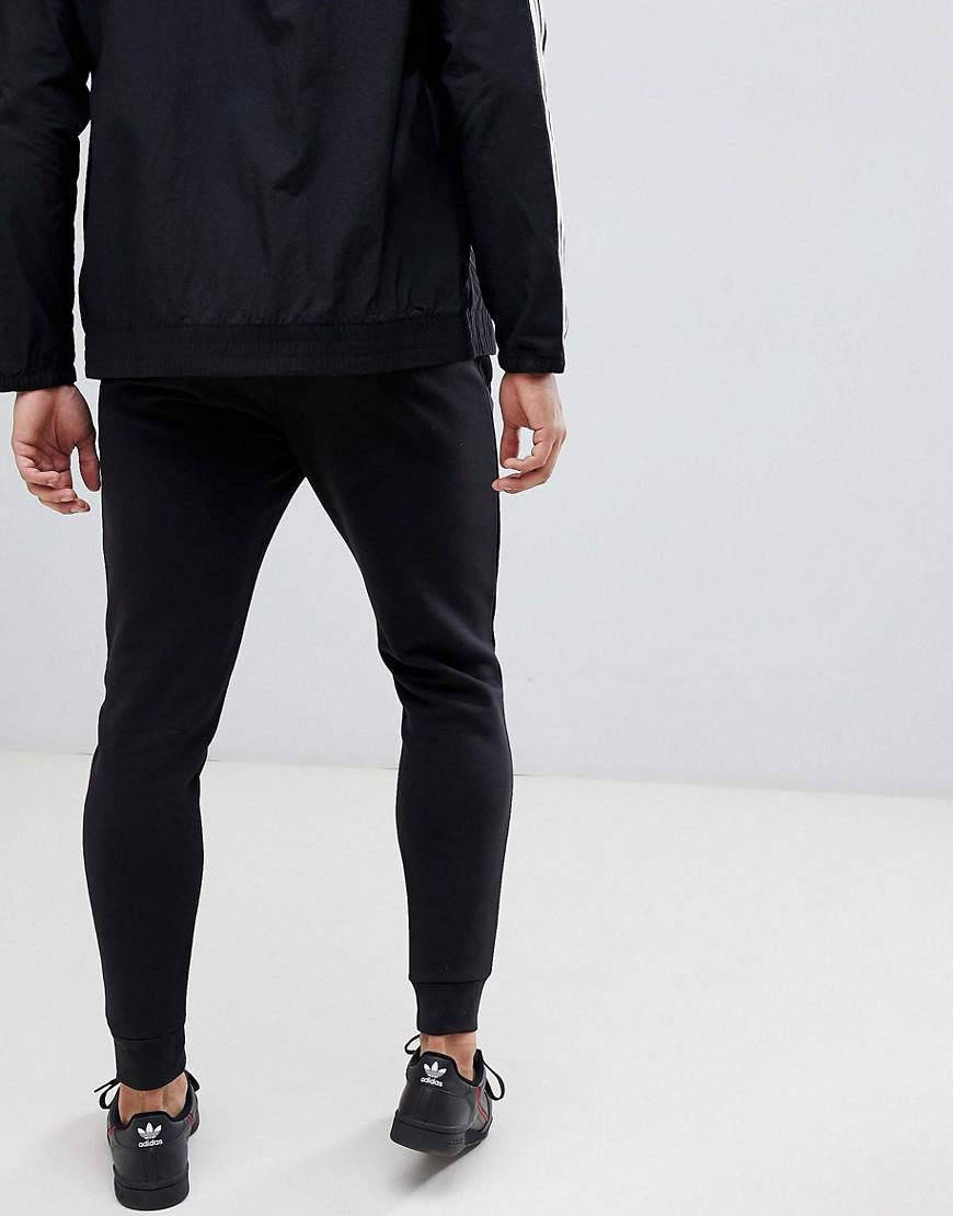 adidas Originals Joggers With Logo Embroidery in Black for Men | Lyst