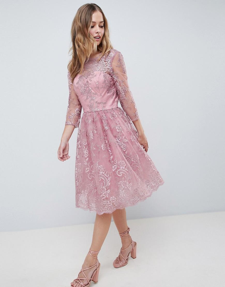 chi chi london hoch neck lace midi kleid factory store 15ae115 beb15d