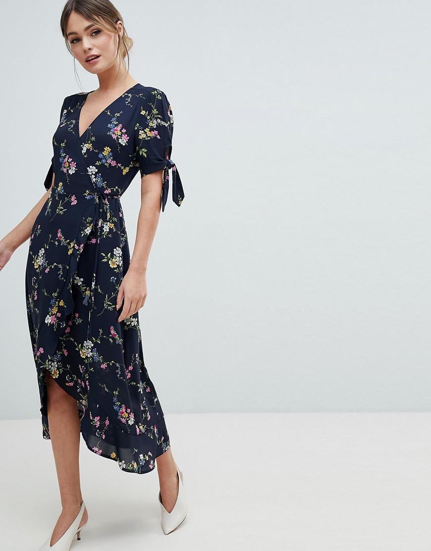 Oasis Floral Wrap Dress Flash Sales, UP TO 52% OFF | www.aramanatural.es