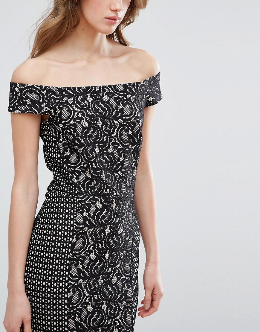 warehouse bardot dress