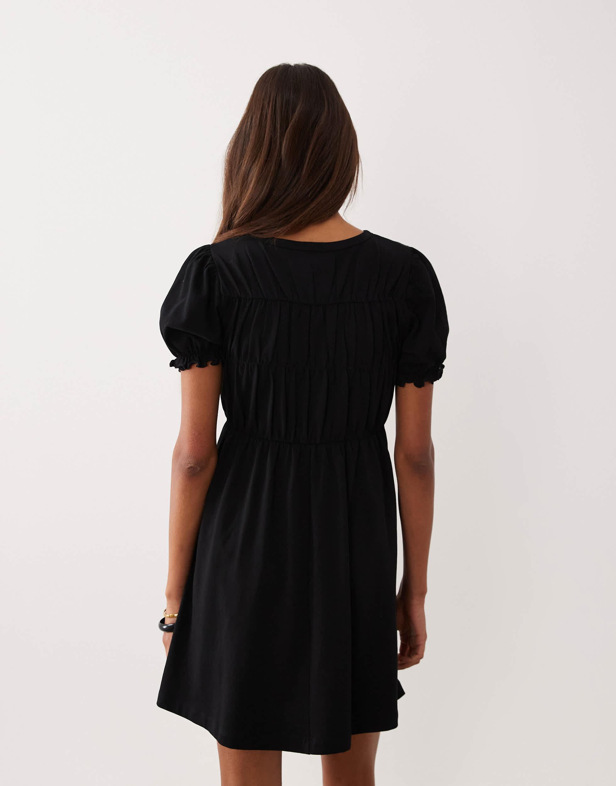 black embellished cocktail dress Black Tulle Off The Shoulder Pearl Embellished Cocktail Dress