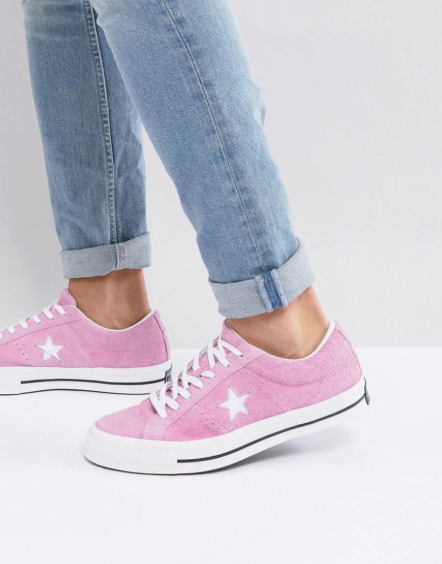 Converse One Star Ox Plimsolls In Pink 159492c for Men | Lyst Australia