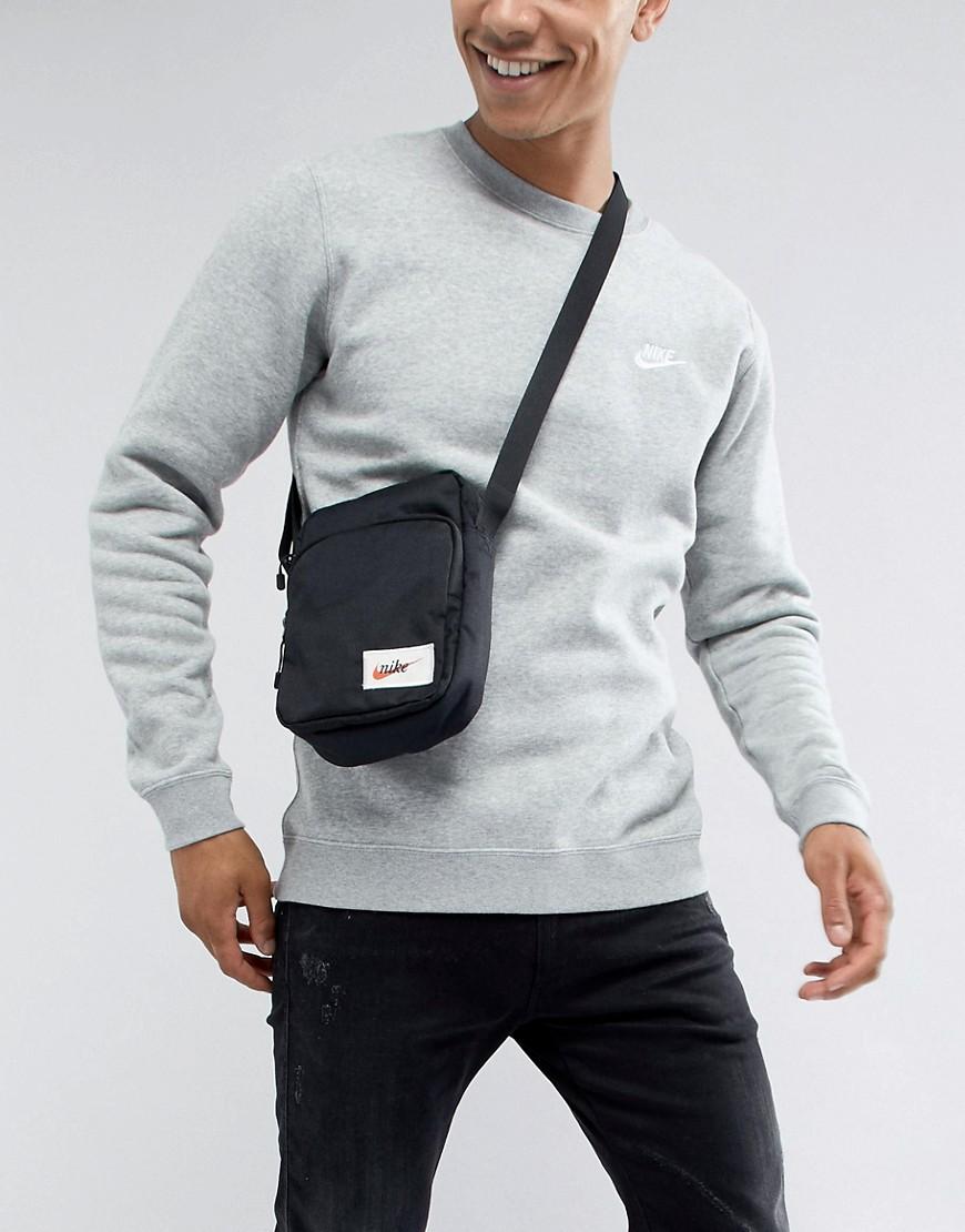 bandolera nike hombre negro