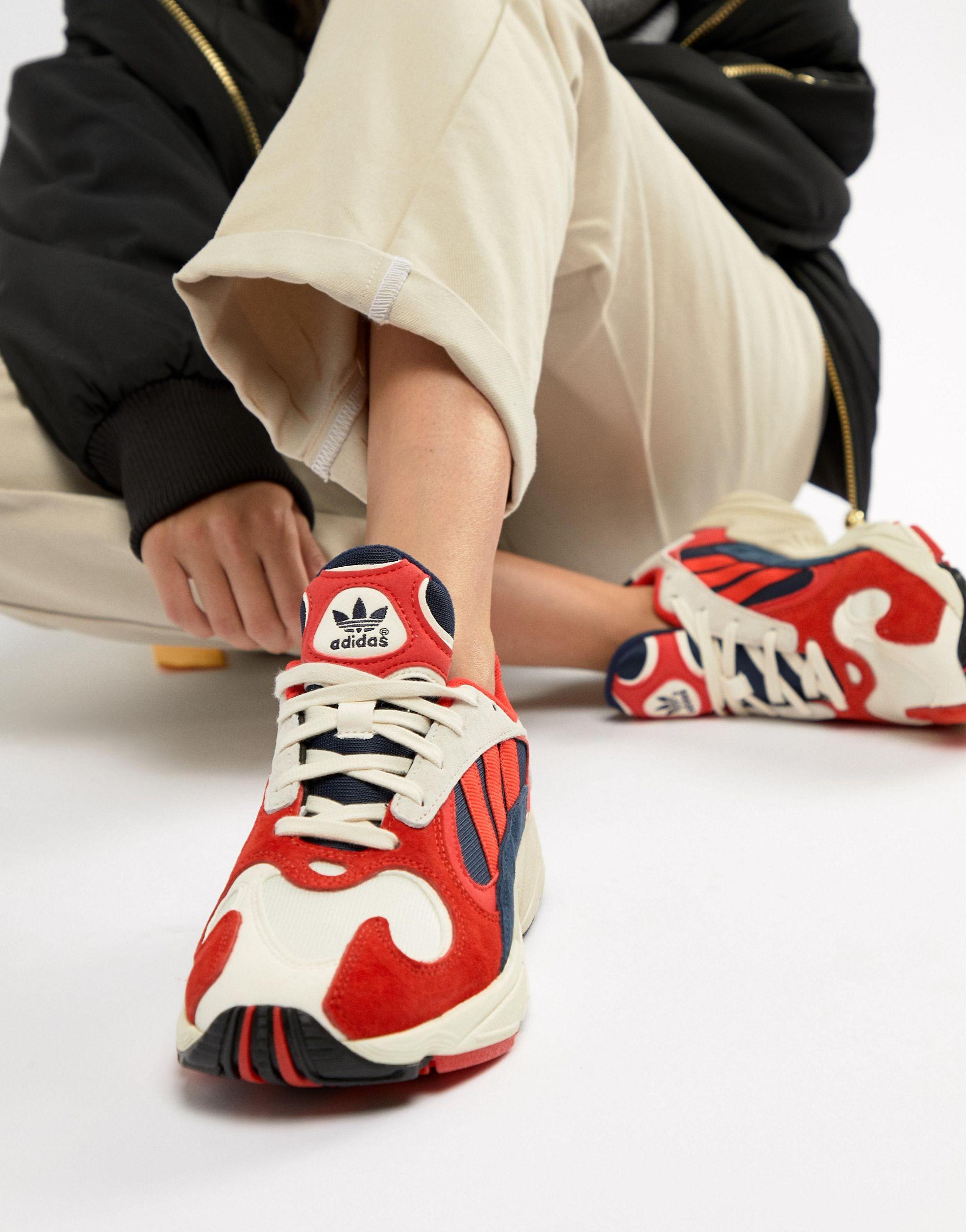 mens adidas navy yung og trainers