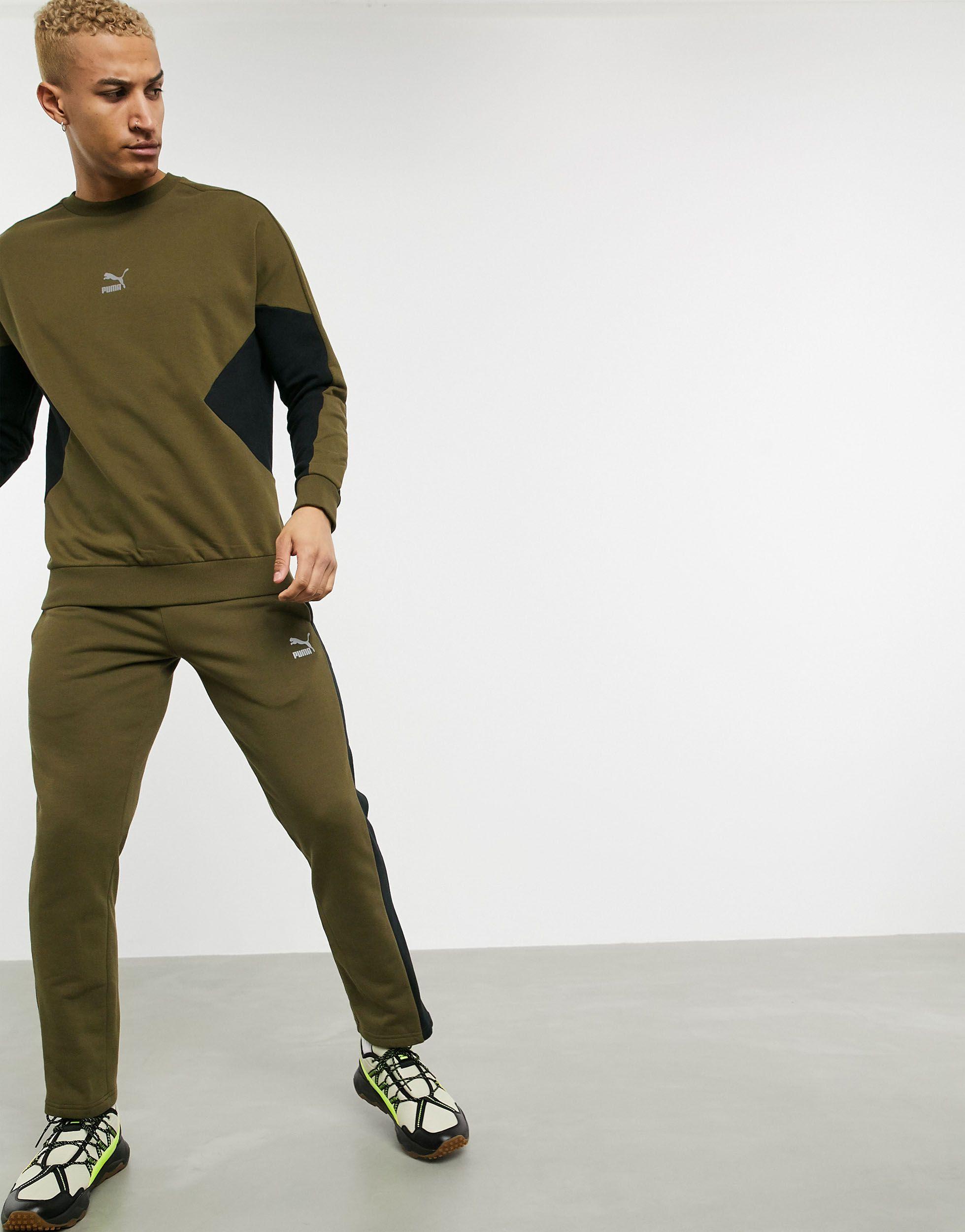 puma khaki sweatshirt