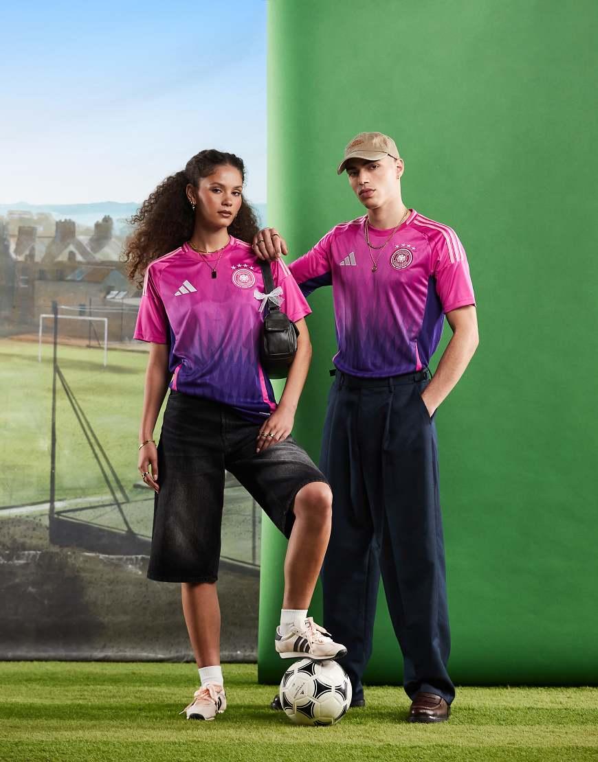 Selección Alemana Remeras Moradas Adidas Para Mujer Camiseta