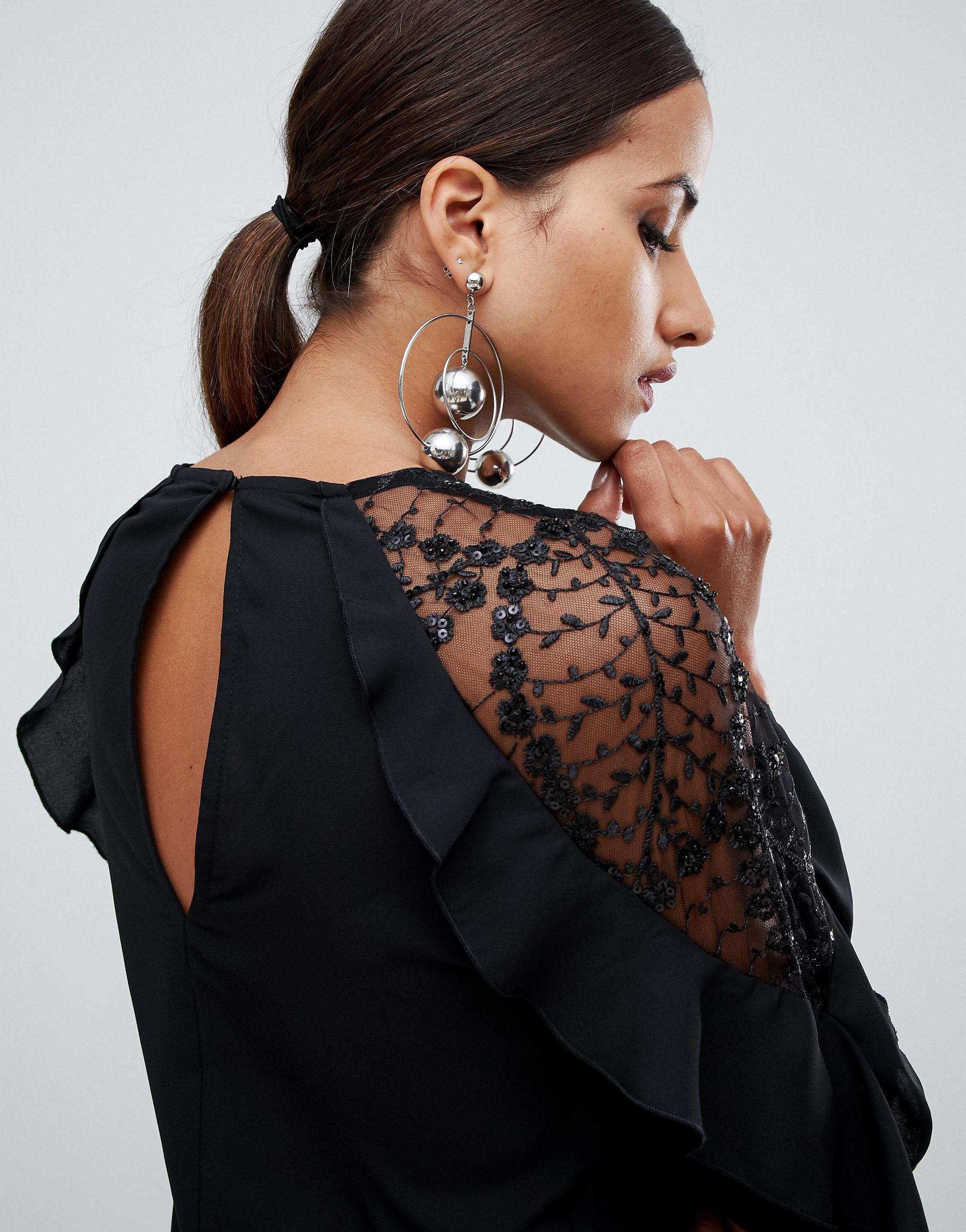 lipsy sequin tops