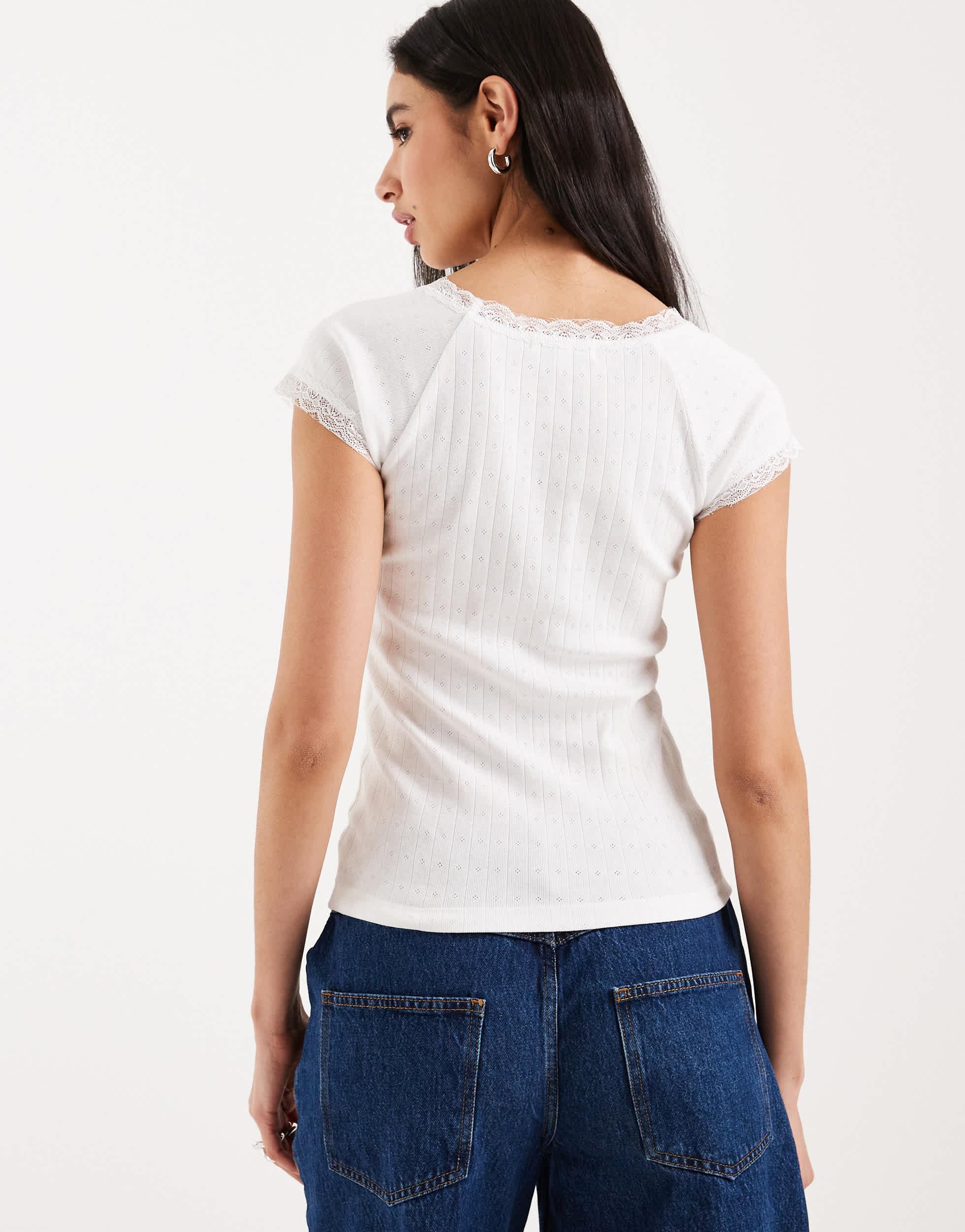 T-Shirt Donna A Maniche Lunghe Brave Soul Con Stampa Floreale E Paillettes