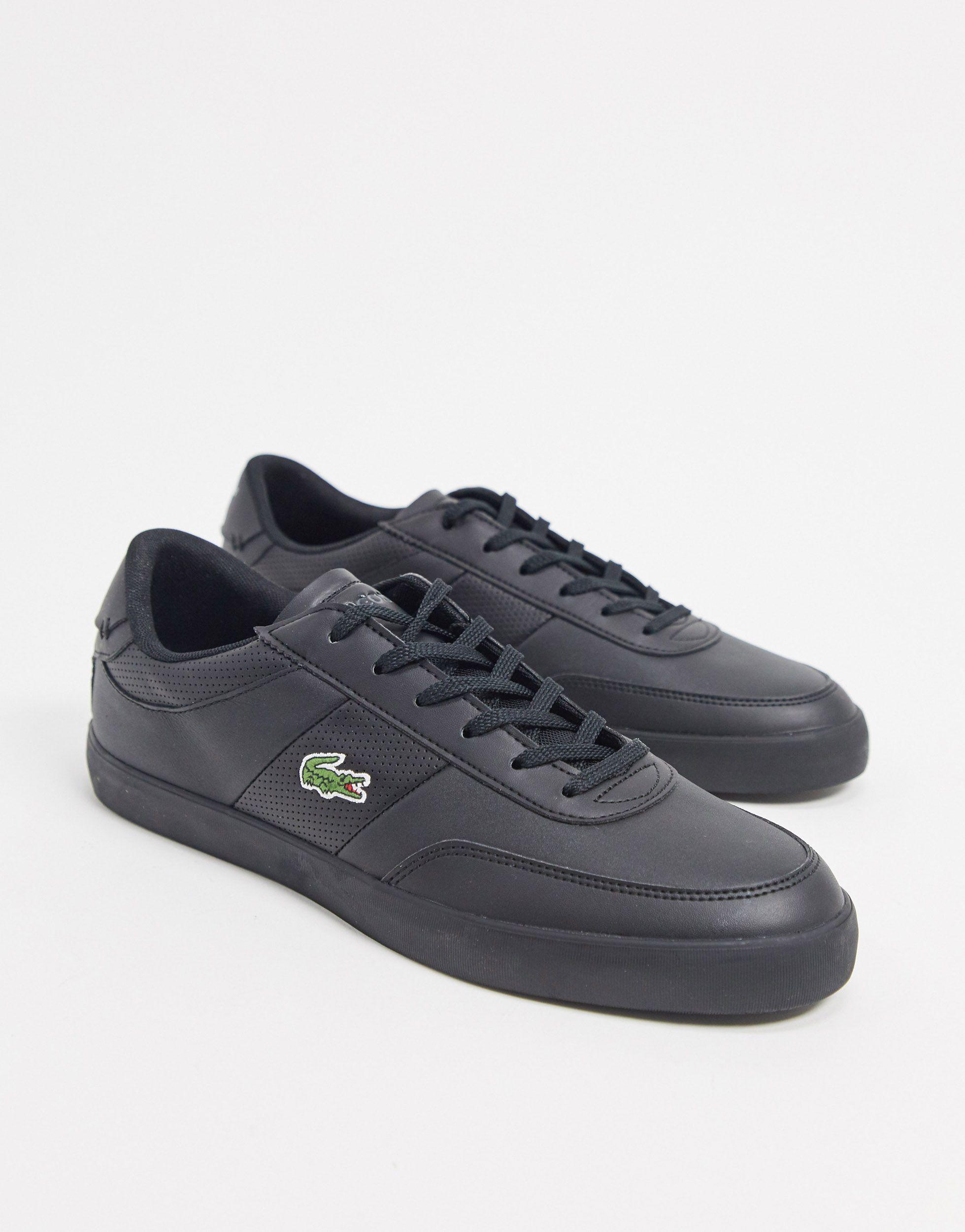 Zapatillas Lacoste de Caucho de color Negro para hombre | Lyst