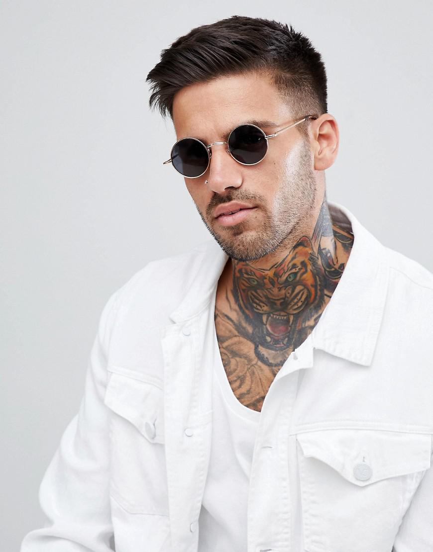 round lens sunglasses mens