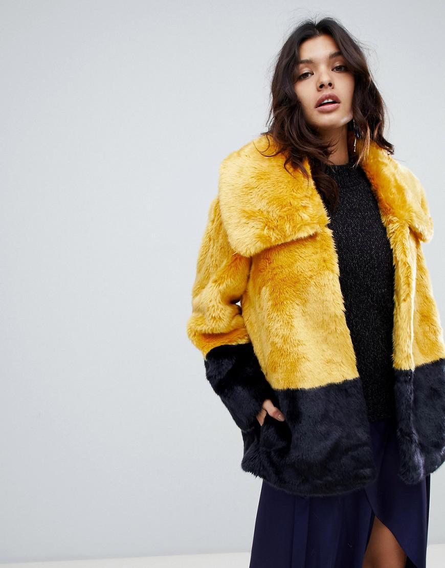 french connection fur jacket