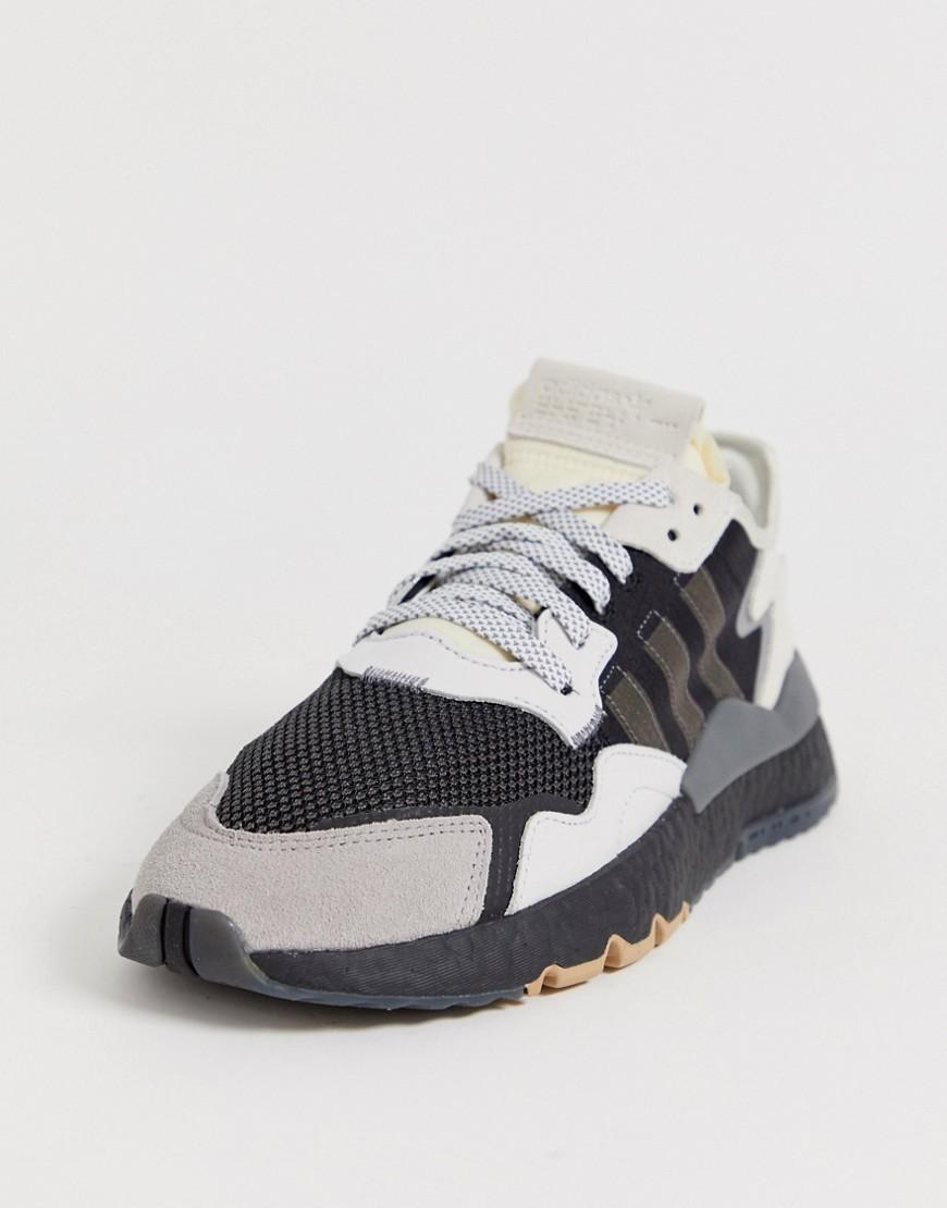 adidas Originals Suede Nite Jogger Sneakers In Black for Men - Lyst