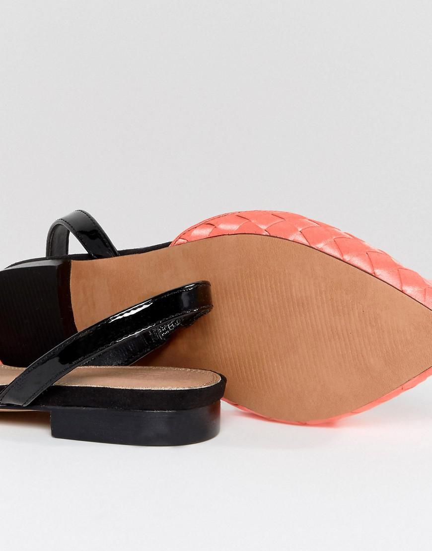 asos pointed ballet flats