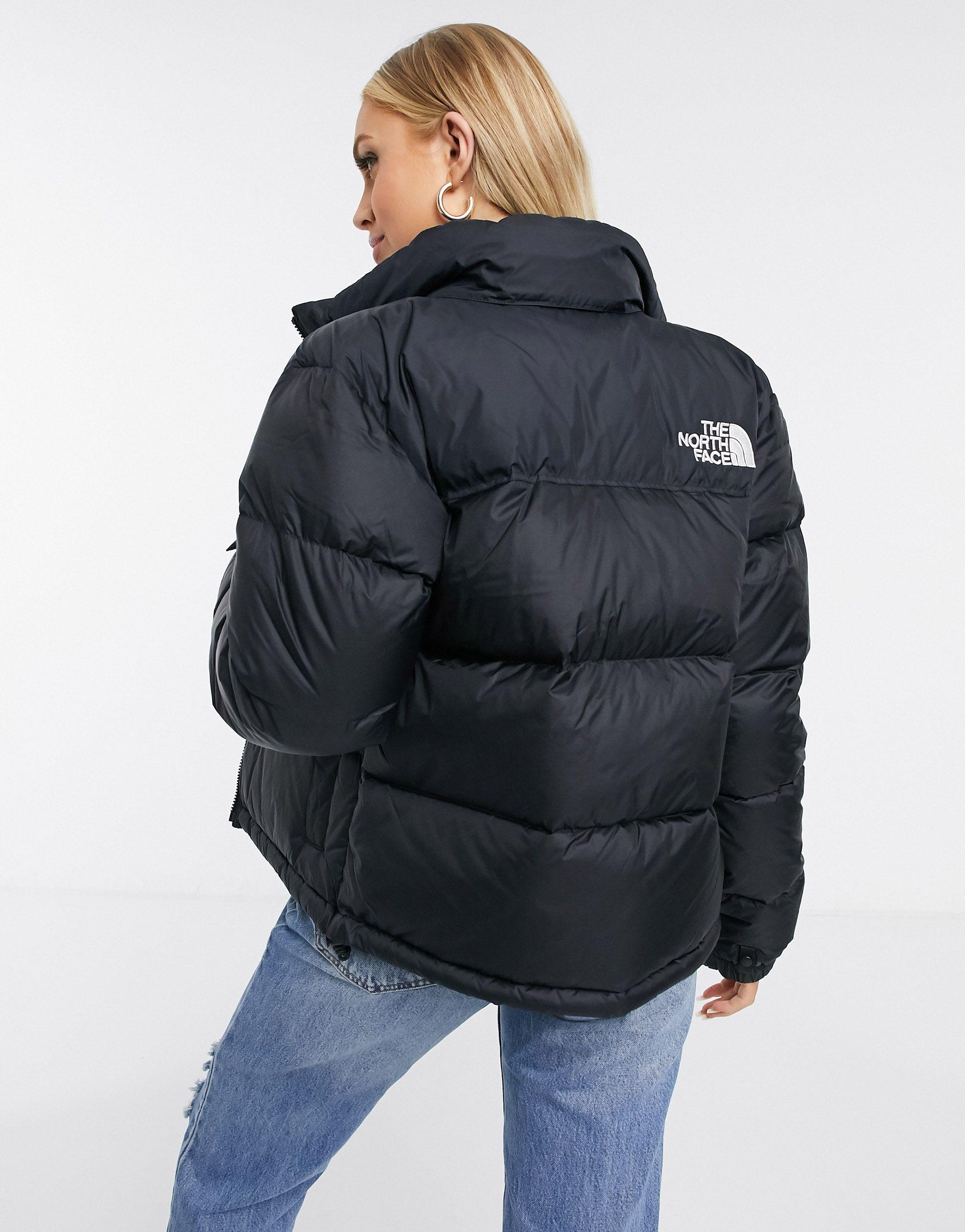 The North Face Synthetic Panel Padded Jacket, Quilted Pattern in Black -  Lyst