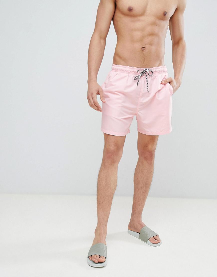 New Look Swim Shorts In Pink for Men - Lyst