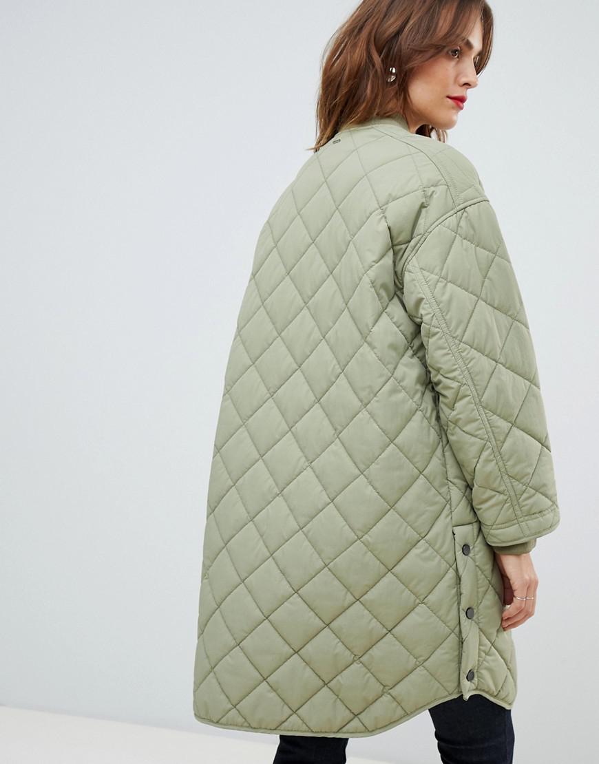 boss casual quilted coat