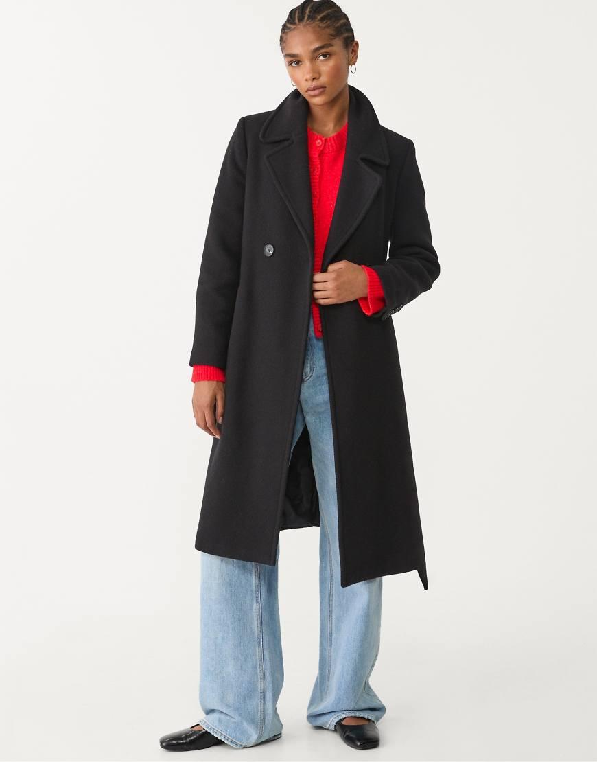 Stradivarius Cappotto Rosso Asos Stradivarius Cappotto Lungo Stradivarius  Trench Lungo Twill Kaki M