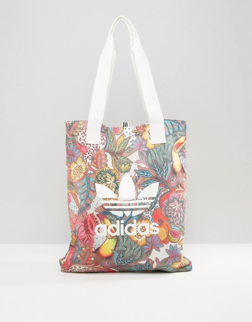 adidas Synthetic Originals Farm Print Shopper Bag In Bright Floral | Lyst  Australia