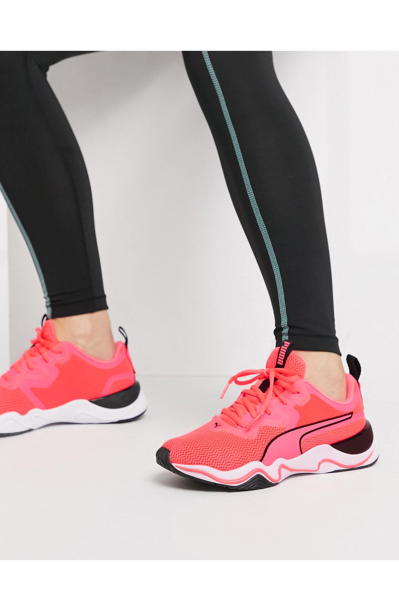 puma pink joggers