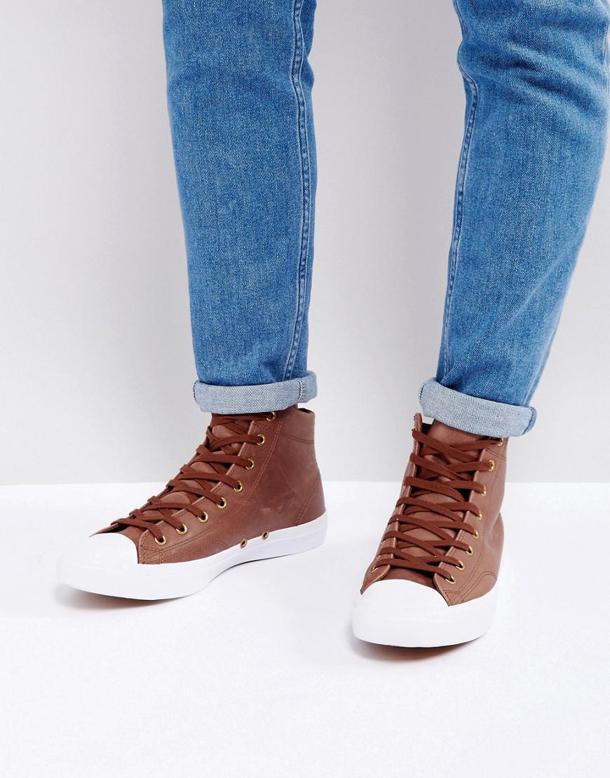 converse jack purcell leather high top