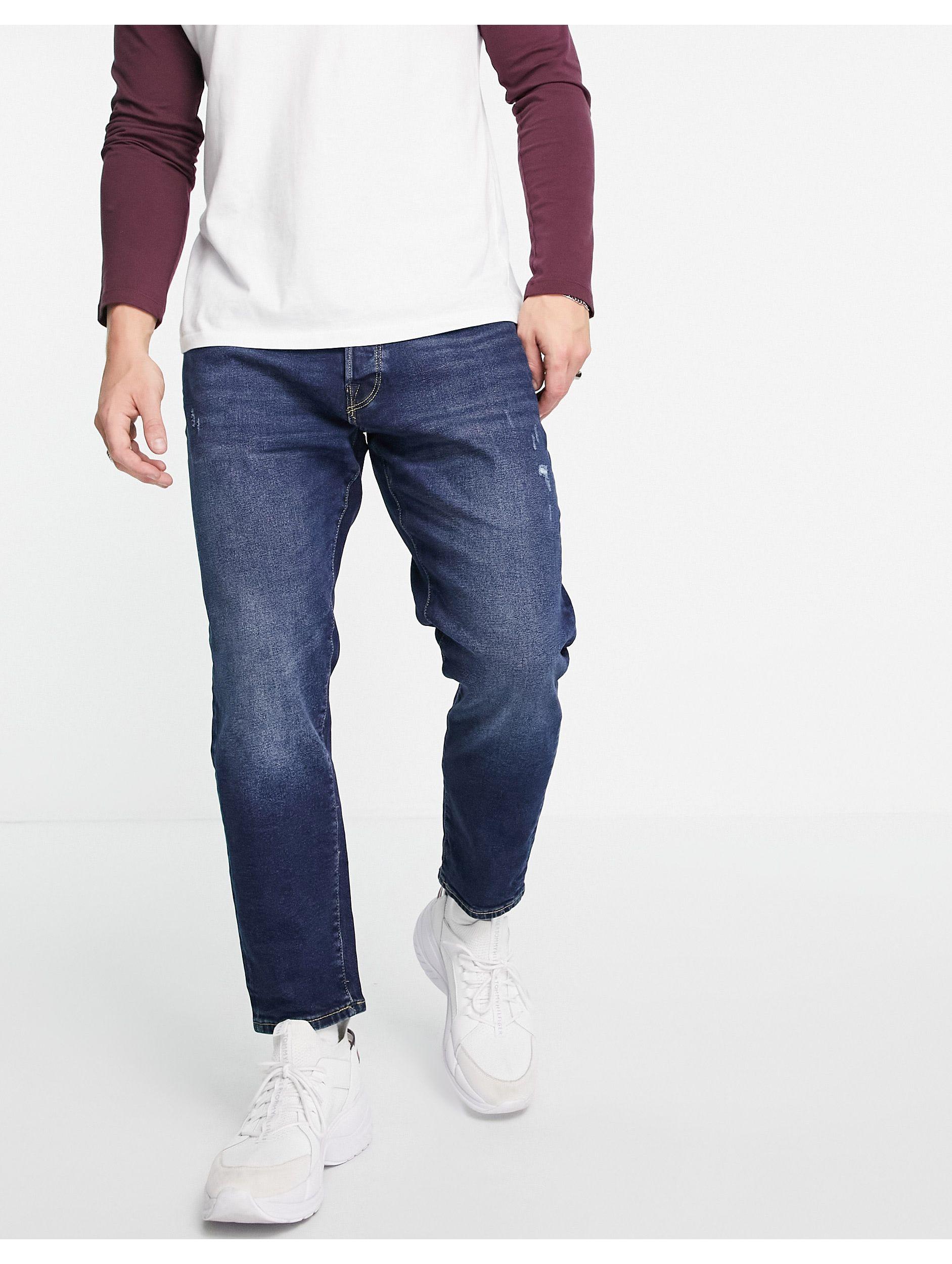SELECTED Denim – legere, kurz geschnittene jeans in Blau für Herren - Lyst