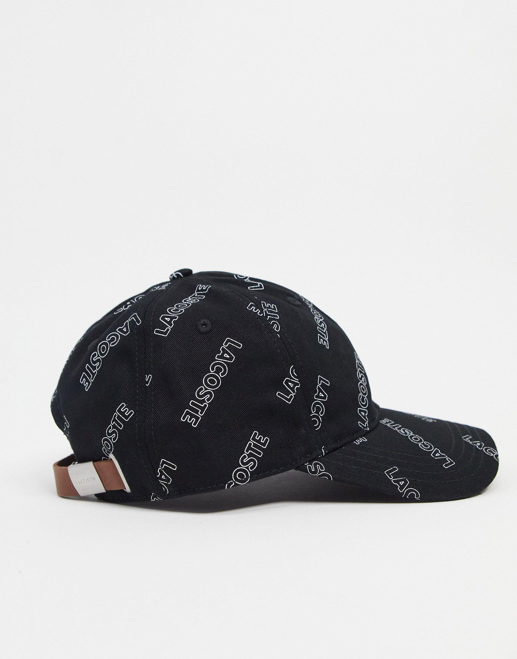 casquette lacoste noir