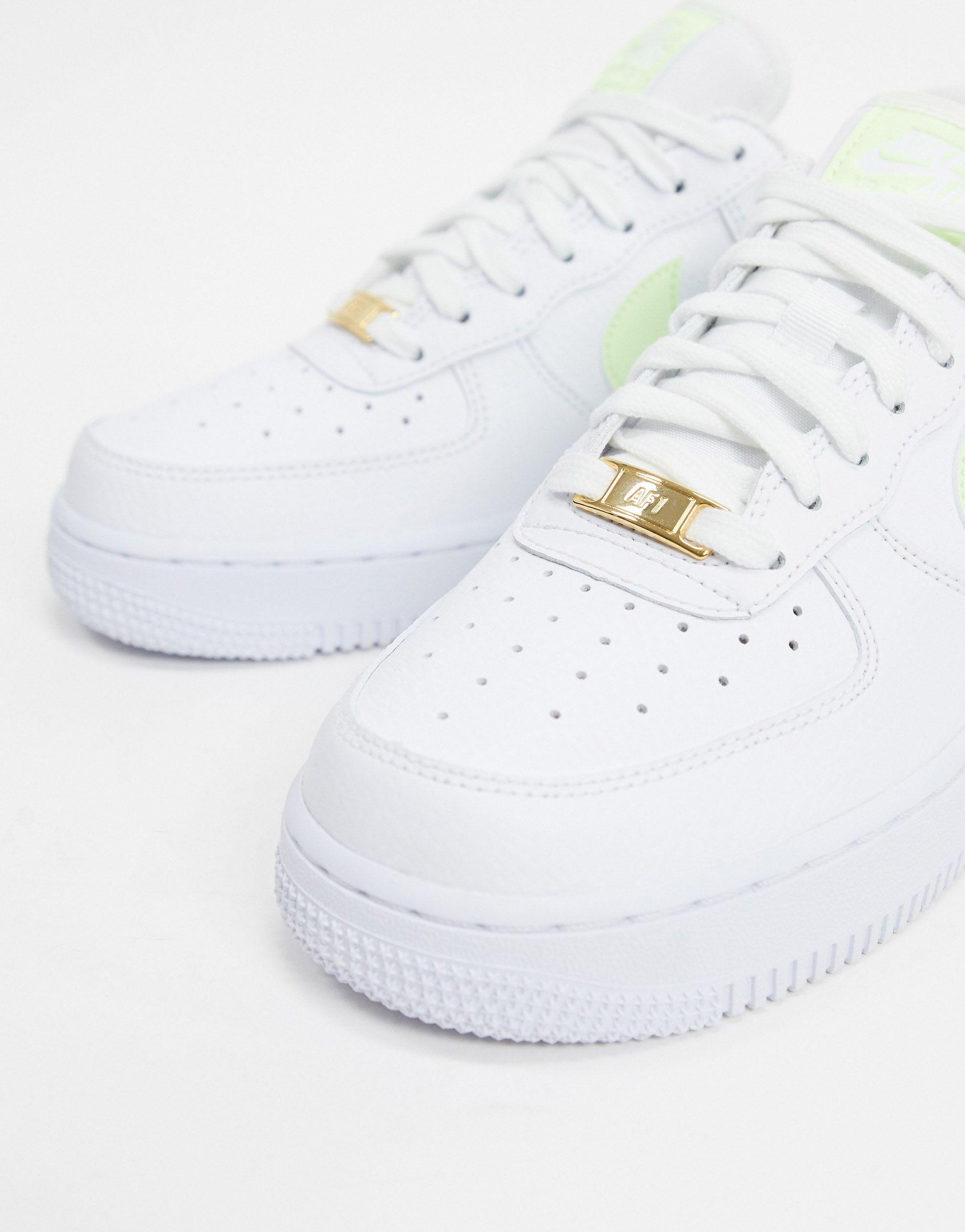 air force 1 nike jaune fluo