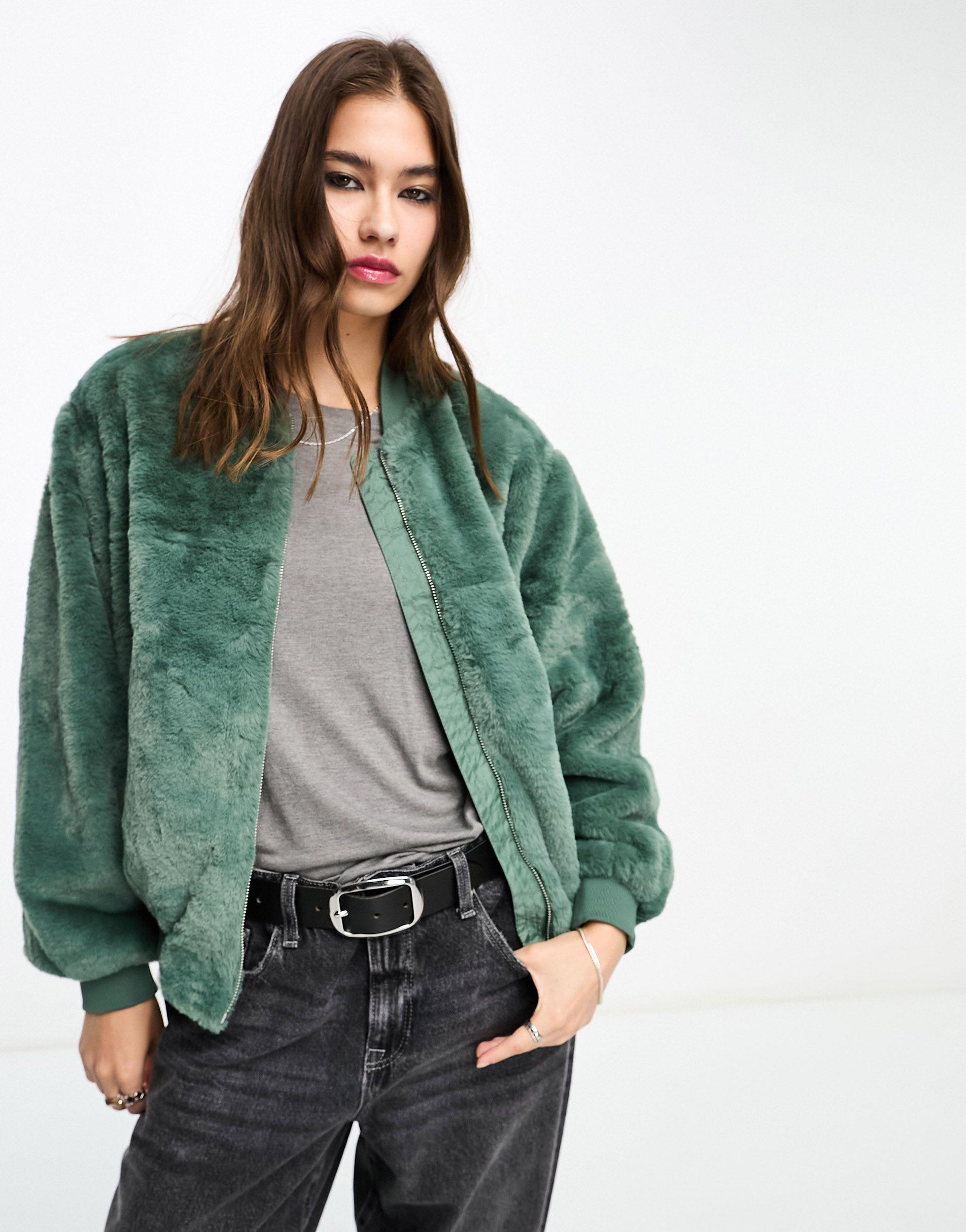 Vero moda bomber jacket green Clearance
