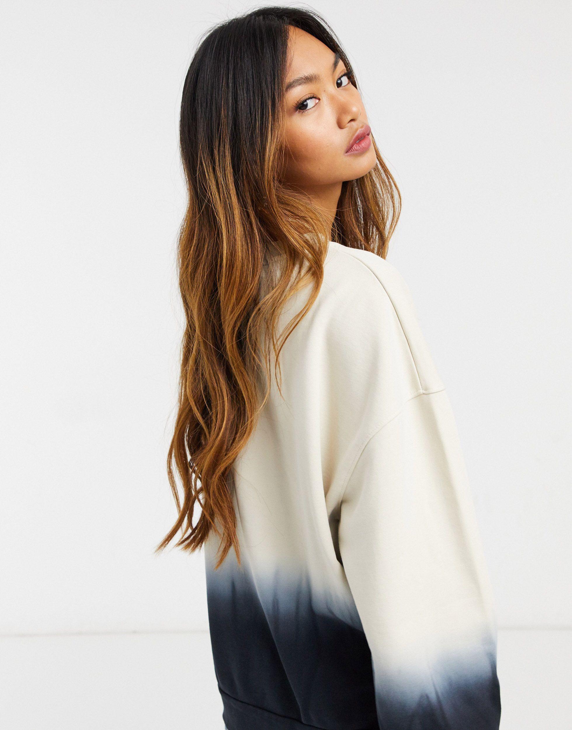 Levi's Dip Dye Sweatshirt in White 