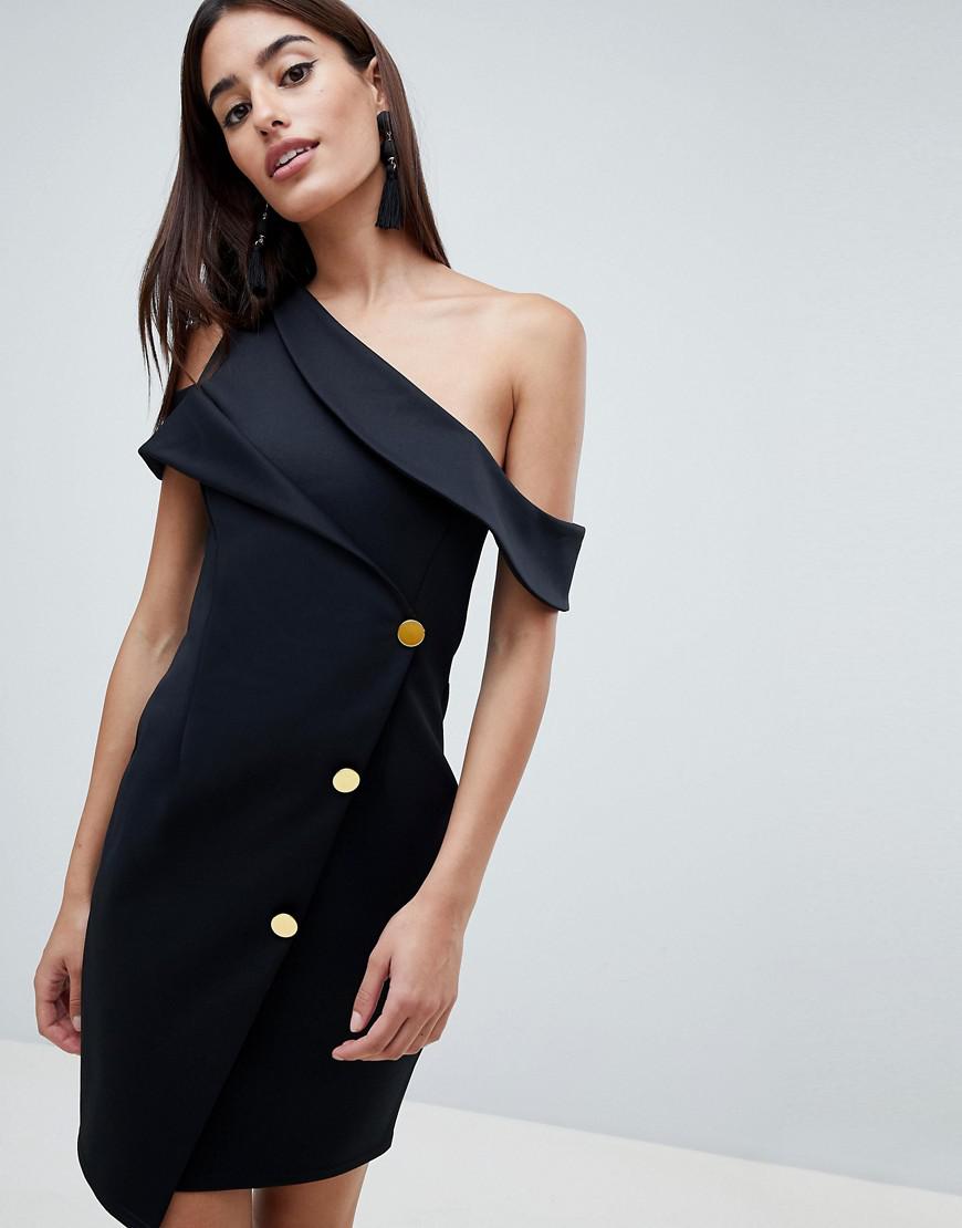 tux mini dress