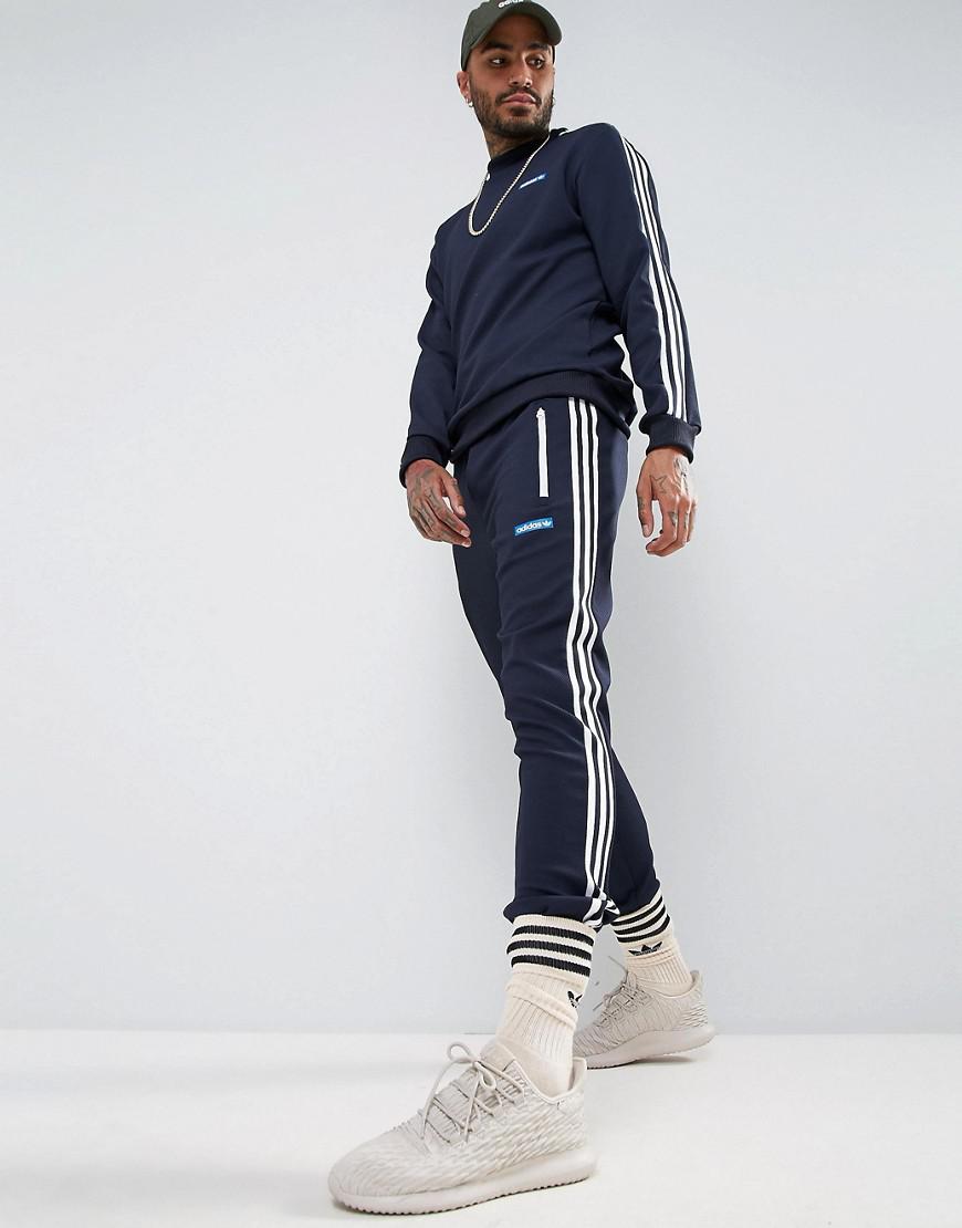 adidas Originals Synthetic Osaka Tennoji Track Joggers In Navy Bs4683 in  Blue for Men - Lyst