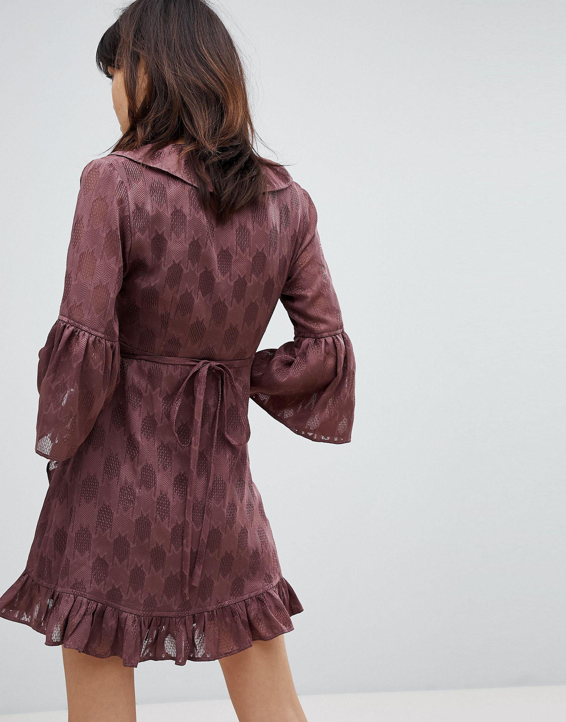 religion wrap dress